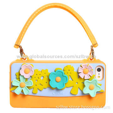 Handbag Design Silicone Case for iPhone 6, 6 Plus 4.7/5.5-inch, Washable